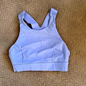 Lululemon Periwinkle High Neck Sports Bra Size 4.